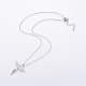 304 Stainless Steel Chain Necklaces NJEW-O108-35P-1