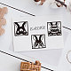 GLOBLELAND 6Pcs Easter Rabbit Silhouette Cutting Dies for Card Making Egg Metal Die Cuts Cutting Dies Template DIY Scrapbooking Embossing Paper Album Craft Decor DIY-WH0309-1645-5