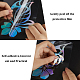 Gorgecraft 4 Blatt Schmetterlings-Autoaufkleber-Set DIY-GF0007-37-6
