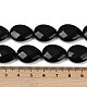 Натуральный черный обсидиан бисер пряди G-F795-A01-5