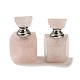 Флаконы для духов с капельницей из натурального розового кварца DJEW-H010-02P-02-1