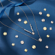 Unicraftale circa 50 pz 304 pendenti vuoti in acciaio inossidabile ciondolo a cuore in metallo lucido cuore d'amore ciondoli in metallo per braccialetti collana che fa 24.5x27x1mm STAS-UN0041-05-3