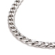 304 bracelets chaîne en acier inoxydable pour femme ou homme BJEW-A039-04P-2