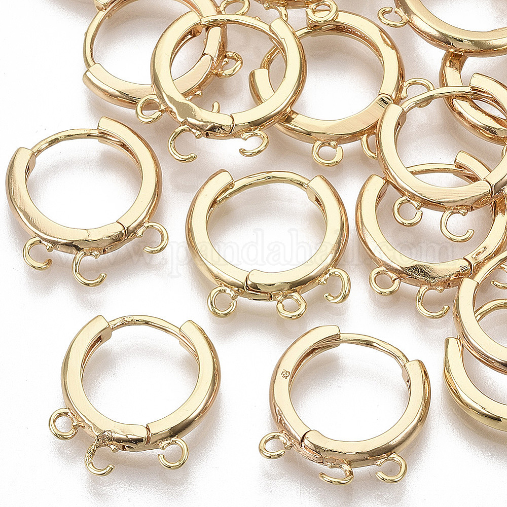 Wholesale Brass Huggie Hoop Earring Findings
