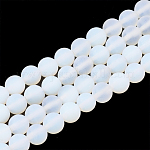 Opalite Perlen Stränge, matt, Runde, 4 mm, Bohrung: 1 mm, ca. 94 Stk. / Strang, 15 Zoll