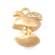 Латунные микро проложить кубического циркония подвески KK-C096-06G