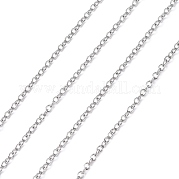 304 Stainless Steel Cable Chains CHS-R003-0.4mm