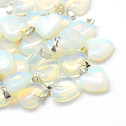 Сердце Opalite подвески G-Q371-10