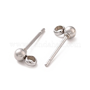 Компоненты сережек из нержавеющей стали 304 STAS-F227-18C-P01