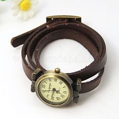Fashion Triple Wrap Leather Watch Bracelets X-WACH-G009-06