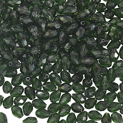 325шт прозрачные стеклянные бусины нити&nbsp;EGLA-PA0001-04A