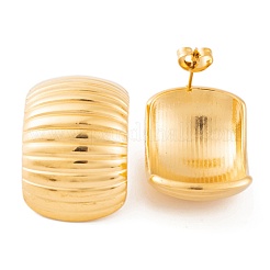 Ионное покрытие (ip) серьги-гвоздики из нержавеющей стали 304 для женщин&nbsp;EJEW-L272-008G