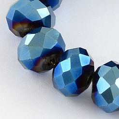 Гальванические стеклянные бусины&nbsp;EGLA-R080-12mm-M