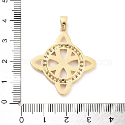 Покрытие стойки латунь микропаве прозрачные подвески из кубического циркония&nbsp;KK-C063-09B-G