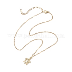 Подвеска из латуни с морской черепахой NJEW-JN05409