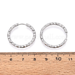 Серьги-кольца из нержавеющей стали 304&nbsp;STAS-T074-19P