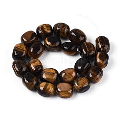 Природных тигровый глаз бисер нитей&nbsp;G-T143-53A