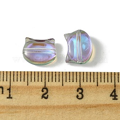 Гальванические стеклянные бусины&nbsp;EGLA-Z005-FR04