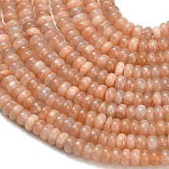 Натуральный Sunstone бисер пряди G-Z110-B33-2x4mm