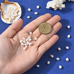 10 шт. бусины из натурального культивированного пресноводного жемчуга класса А&nbsp;PEAR-YW0001-36