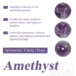 Natürliche Amethyst-Perlenstränge der Güteklasse B&nbsp;G-PA0002-59D