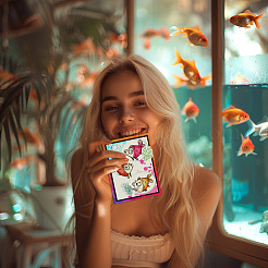 Прозрачные штампы из ПВХ с летней тематикой&nbsp;DIY-WH0631-0222