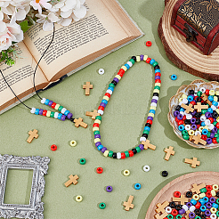 350шт непрозрачные пластиковые бусины&nbsp;KY-PH0002-34