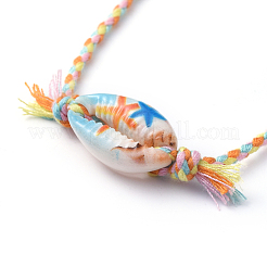 Braccialetti di perline intrecciati regolabili&nbsp;BJEW-JB05152-03