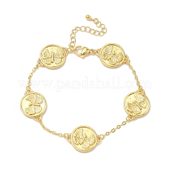 Messing Link Armbänder&nbsp;BJEW-G787-01G