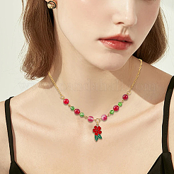 80шт 4 стиля подвески из сплава с эмалью&nbsp;ENAM-BM0001-03