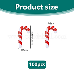 100 шт. подвесных украшений из пластика на рождественскую тематику&nbsp;KY-DC0001-55