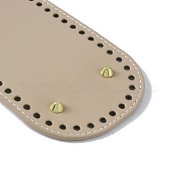 Borse ovali in pelle sintetica per maglieria all'uncinetto pad per modellare il fondo delle unghie&nbsp;DIY-WH0349-26LG-08