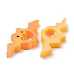 Кабошоны из непрозрачной смолы на Хэллоуин&nbsp;LS-RESI-G038-02B