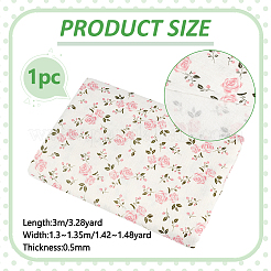 Tissu en coton à motif de fleurs&nbsp;DIY-WH0504-985E