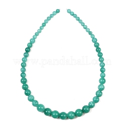 Fili di perle di giada Mashan naturale di dimensioni graduate&nbsp;GG-CBA2AE1-A08-M