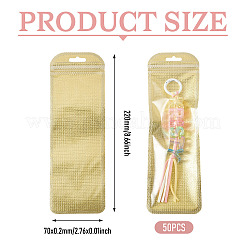 50 sachet refermable de rangement pour bracelet de montre en plastique PP&nbsp;ABAG-TADJ0003-01A