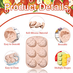 4 moule à fruits en silicone&nbsp;ST-CJ0043-082