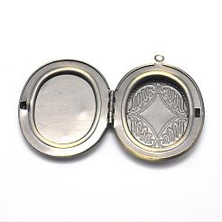 Подвески латуни медальон KK-F717-22AB-NR
