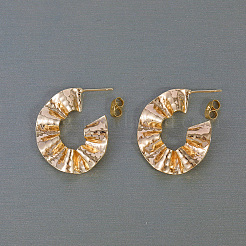 Серьги стильный латунные AK1364