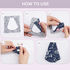 3 пакет 3 шаблона для шитья из бумаги DIY-GF0008-75