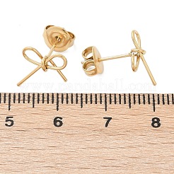 Серьги-гвоздики из нержавеющей стали 304 с ионным покрытием (IP) EJEW-G395-26G