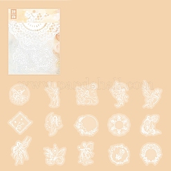 15 выкройка полупрозрачной пергаментной бумаги DIY-H170-01C