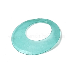 Большие подвески из натуральных раковин капис&nbsp;SHEL-C009-05