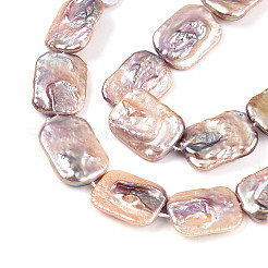 Барокко натуральный жемчуг кеши нити бусы PEAR-S020-D09-2A