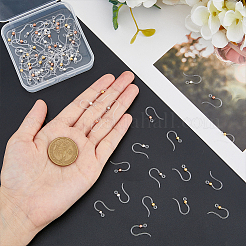 80 шт. 4-х цветные экологически чистые пластиковые крючки для сережек STAS-FH0002-15