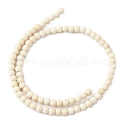 Синтетические бусины из магнезита&nbsp;G-R016-A01-6mm