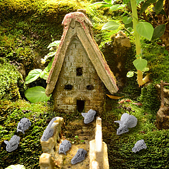 19 шт. ПВХ миниатюрные украшения в виде динозавра&nbsp;DJEW-ME0001-01