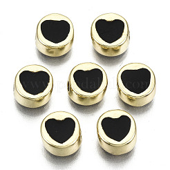 Perles d'émail en alliage&nbsp;LS-ENAM-S122-030-RS