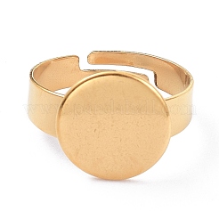 Ionenplattierung (IP) verstellbare Fingerringkomponenten aus Edelstahl 304&nbsp;LS-STAS-P291-03C-G