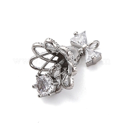 Реечное покрытие латунь с подвесками из кубического циркония&nbsp;KK-Q010-08P